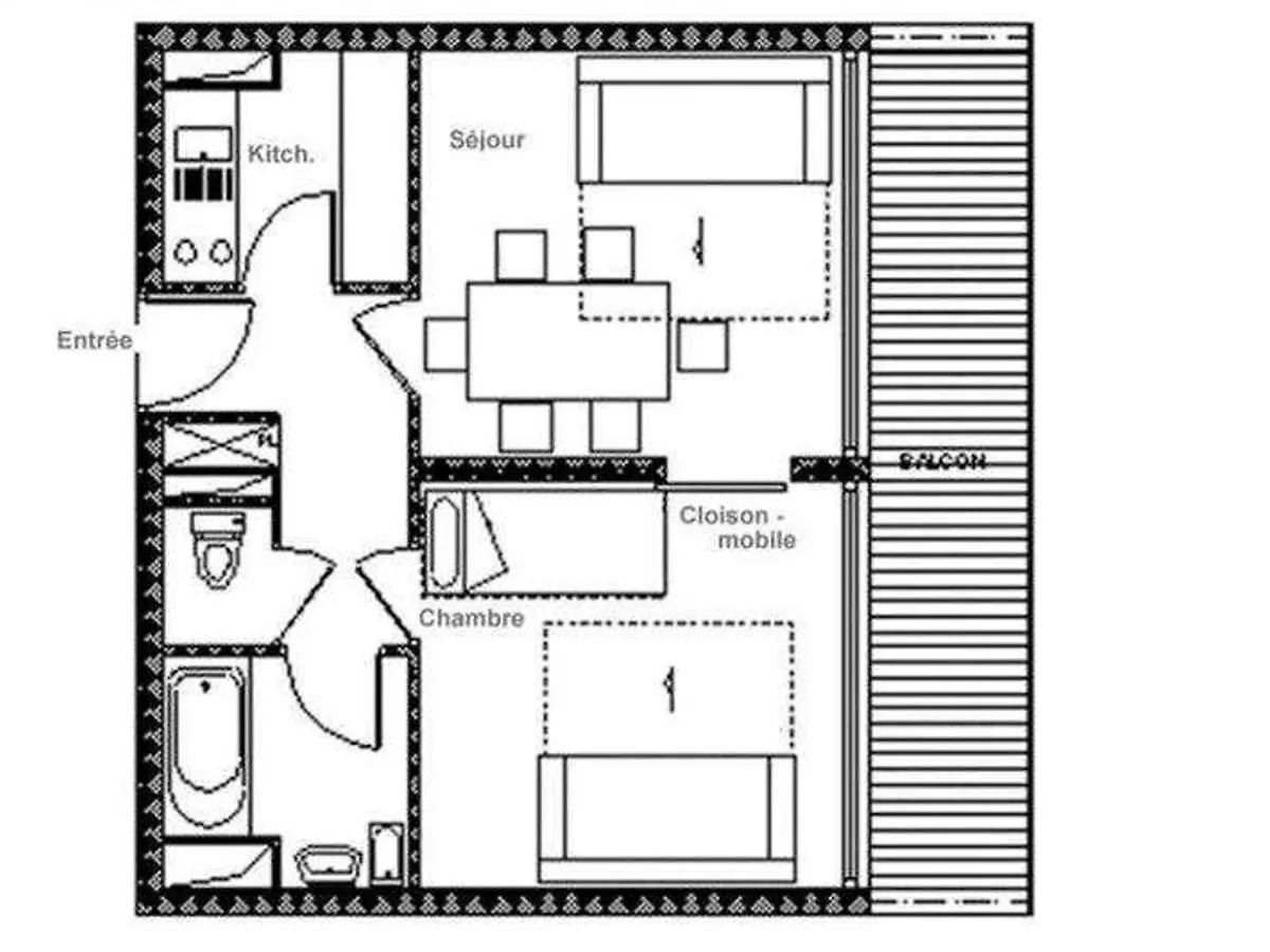 Appartement Skis Aux Pieds - Balcon Sud, 6 Pers., 1 Chambre, Wifi - Fr-1-344-1049 Saint-Martin-de-Belleville 0*,